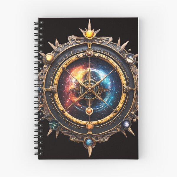 Item preview, Celestial Compass with Cosmic Galaxy Center designed and sold by PixelReverb.