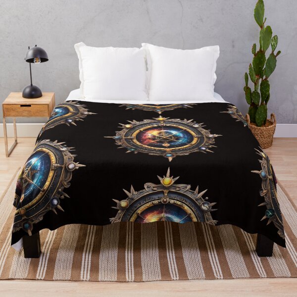 Item preview, Celestial Compass with Cosmic Galaxy Center designed and sold by PixelReverb.