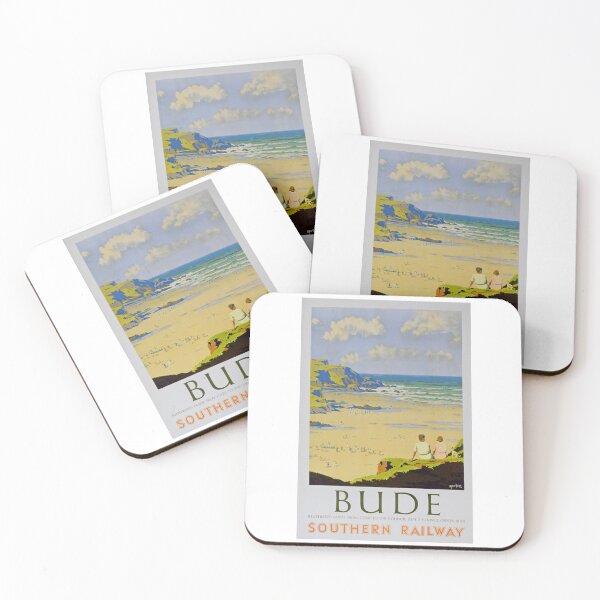 Item preview, Vintage Southern Railways travel poster for Bude, Cornwall designed and sold by Random Railways.
