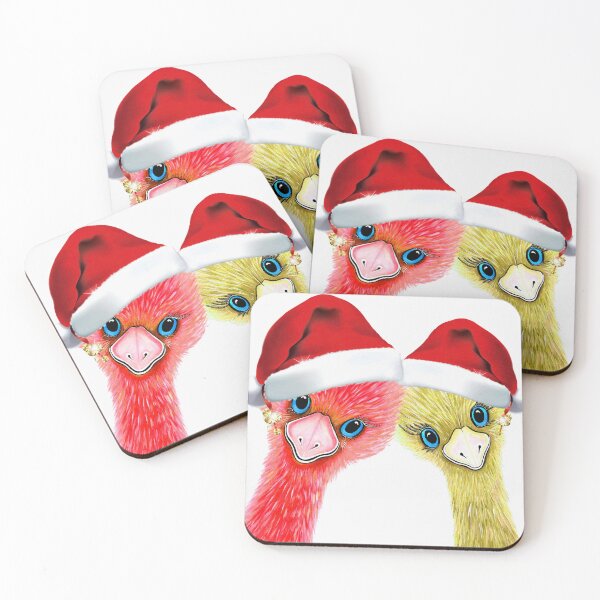Item preview, Festive Emus designed and sold by Linda Callaghan.