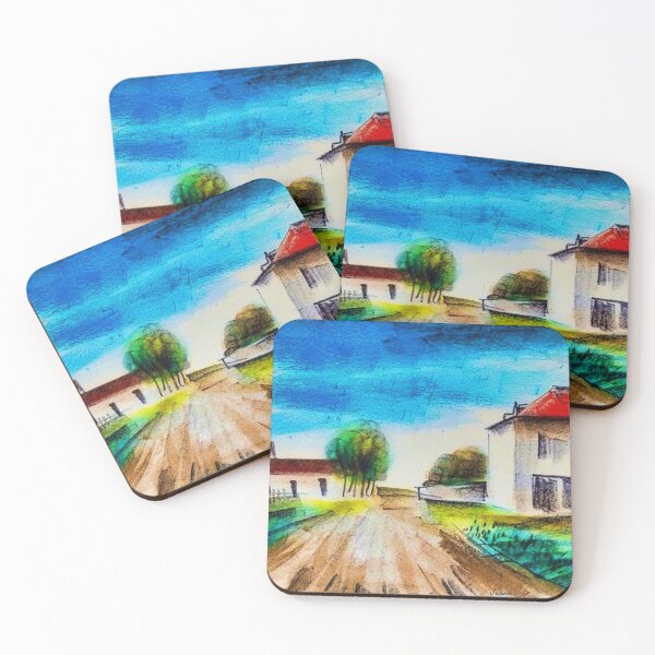 Item preview,  Entree de Village II (La Route de -Maurice de Vlaminck (digitally enhanced by WatermarkNZ Press) designed and sold by CristalleLisa.