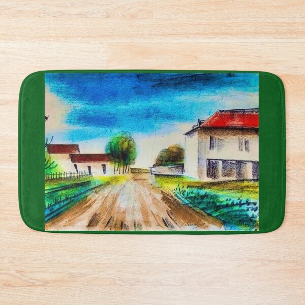 Item preview,  Entree de Village II (La Route de -Maurice de Vlaminck (digitally enhanced by WatermarkNZ Press) designed and sold by CristalleLisa.
