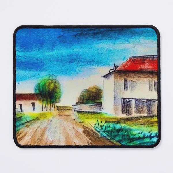 Item preview,  Entree de Village II (La Route de -Maurice de Vlaminck (digitally enhanced by WatermarkNZ Press) designed and sold by CristalleLisa.