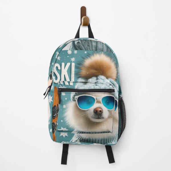 Item preview, Funny & Cute Pomeranian Dog Ski Bum Painting designed and sold by Yogibear & Rachelle .