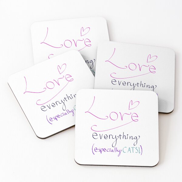 Item preview, Love everything {especially CATS!} designed and sold by Timbonator.
