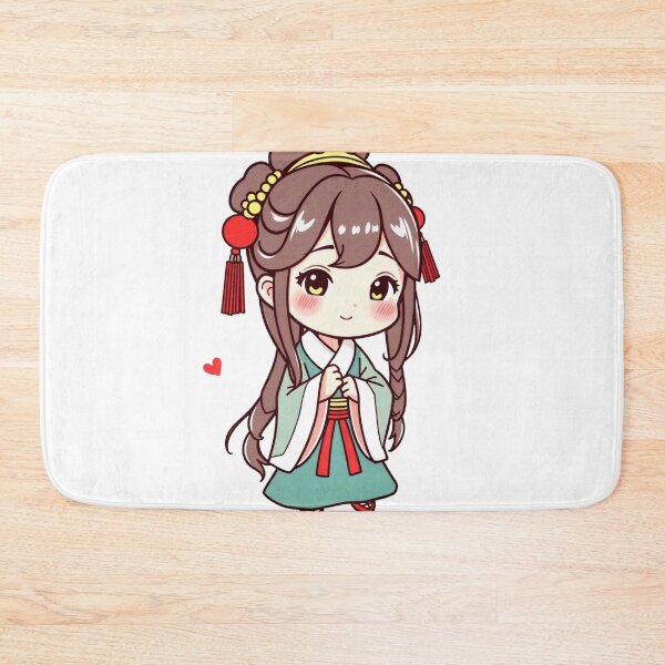 Item preview, Adorable Chibi Girl in Traditional Attire designed and sold by Mido-artister.