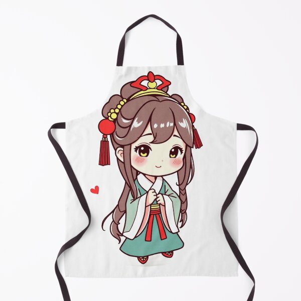 Item preview, Adorable Chibi Girl in Traditional Attire designed and sold by Mido-artister.