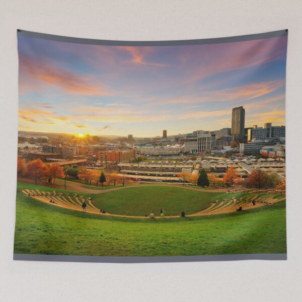 Item preview, Sheffield Sunset Cityscape designed and sold by Alisonchambers2.