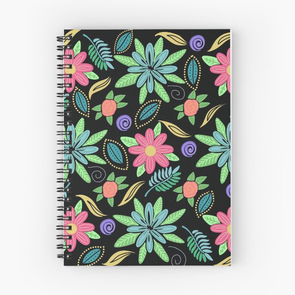 Item preview, Floral Burst Black designed and sold by Dotblossom.
