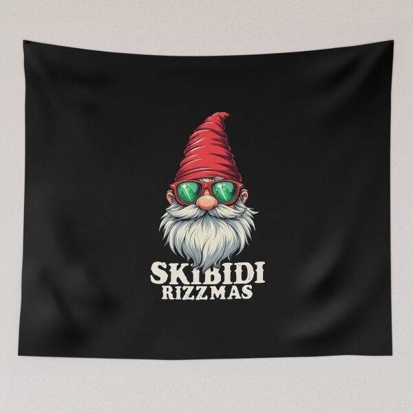 Item preview, Skibidi Rizzmas Funny Gnome Christmas designed and sold by HeadTurningArt.
