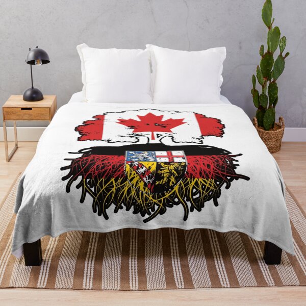 Item preview, Saarland Saarlander Canadian Canada Tree Roots Flag designed and sold by FlagX.