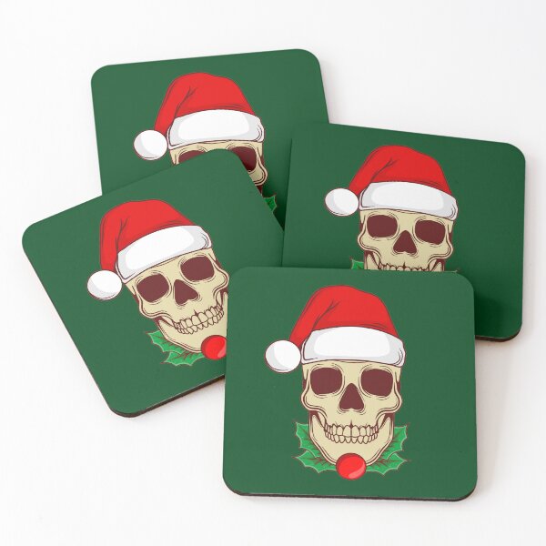Item preview, Celebrate Christmas with Santa Skull Accessories and Gifts designed and sold by jaynerushton.