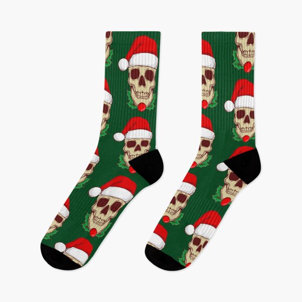 Item preview, Celebrate Christmas with Santa Skull Accessories and Gifts designed and sold by jaynerushton.