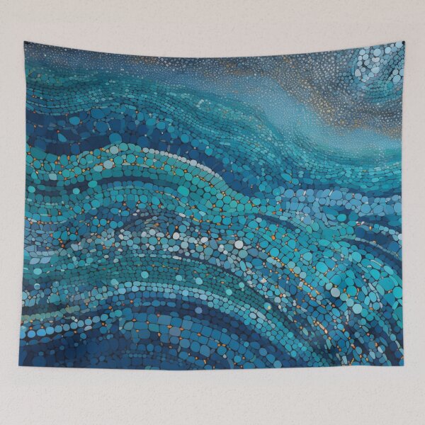 Item preview, Aboriginal Inspired Dot Art - With Pebbles designed and sold by GrinGalore.