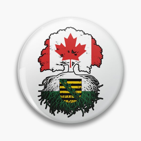 Item preview, Saxony Saxon Canadian Canada Tree Roots Flag designed and sold by FlagX.
