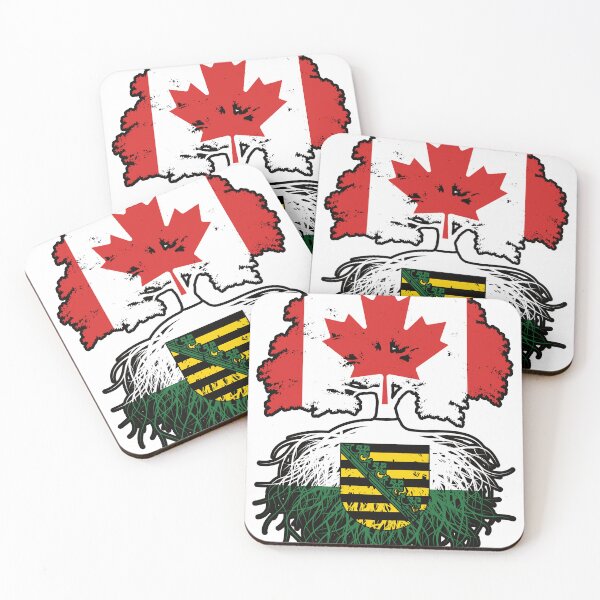 Item preview, Saxony Saxon Canadian Canada Tree Roots Flag designed and sold by FlagX.