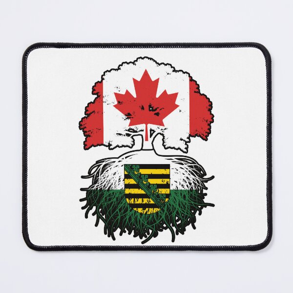 Item preview, Saxony Saxon Canadian Canada Tree Roots Flag designed and sold by FlagX.