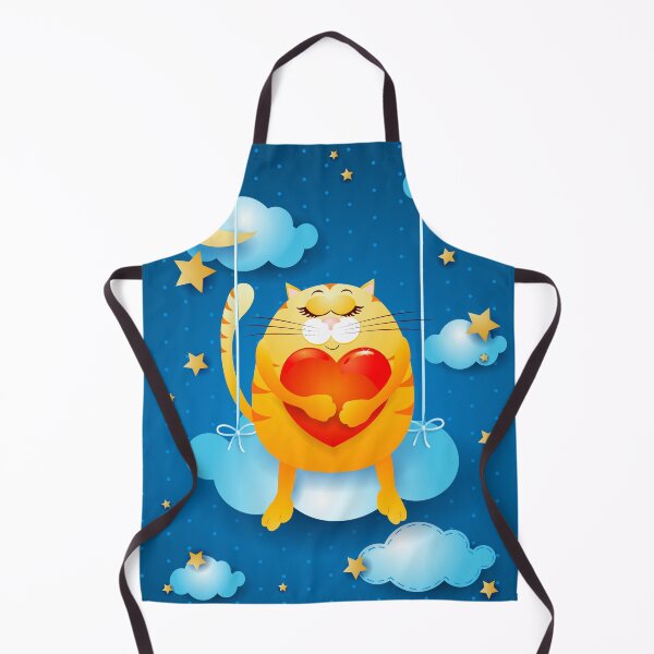 Item preview, Over the clouds, cat in love designed and sold by LuisaVenturoli.