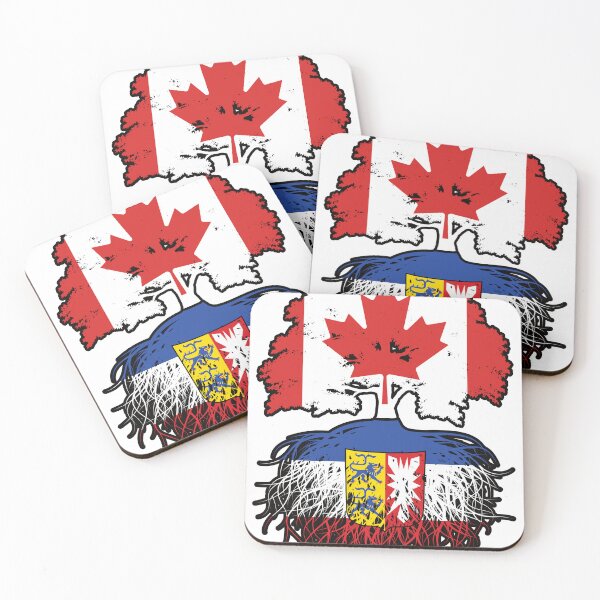 Item preview, Schleswig-Holstein Schleswig-Holsteiner Canadian Canada Tree Roots Flag designed and sold by FlagX.
