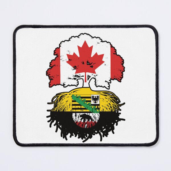 Item preview, Saxony-Anhalt Saxon Canadian Canada Tree Roots Flag designed and sold by FlagX.