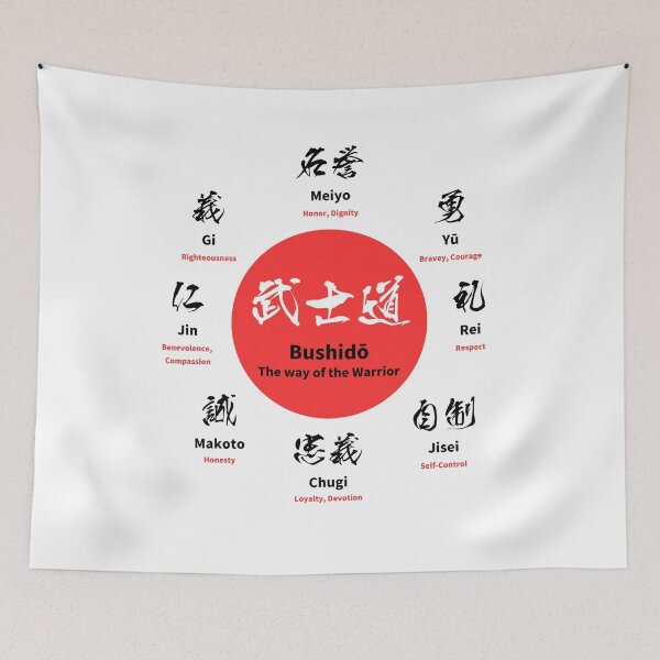 Item preview, BUSHIDO: "The Way of the Warrior" | The Samurai Code of Honor designed and sold by KashikoiUS.