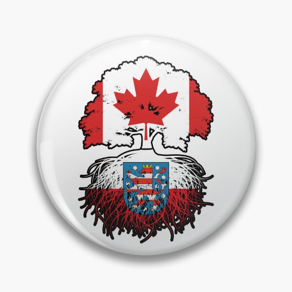 Item preview, Thuringia Thuringian Canadian Canada Tree Roots Flag designed and sold by FlagX.