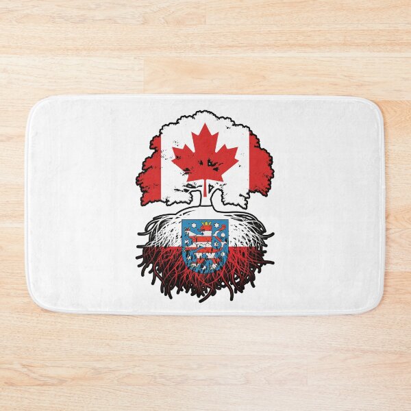 Item preview, Thuringia Thuringian Canadian Canada Tree Roots Flag designed and sold by FlagX.