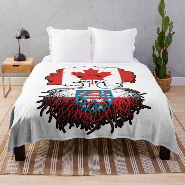 Item preview, Thuringia Thuringian Canadian Canada Tree Roots Flag designed and sold by FlagX.