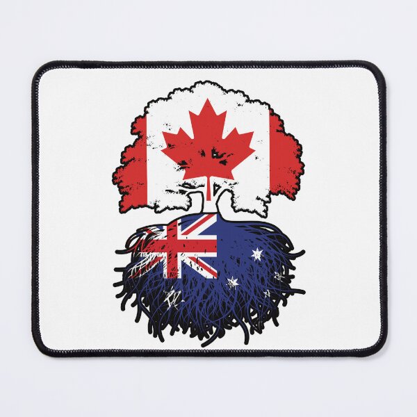Item preview, Australia Australian Canadian Canada Tree Roots Flag designed and sold by FlagX.
