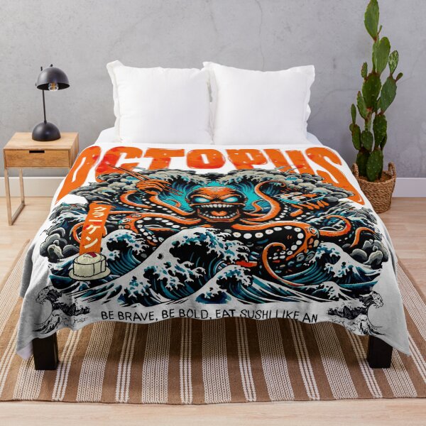 Item preview, Octopus Sushi Kraken Sashimi Japan Giant Squid designed and sold by wesdesignshop.