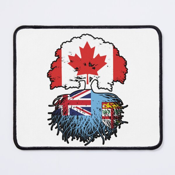 Item preview, Fiji Fijian Canadian Canada Tree Roots Flag designed and sold by FlagX.