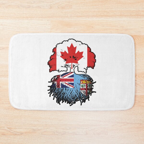 Item preview, Fiji Fijian Canadian Canada Tree Roots Flag designed and sold by FlagX.