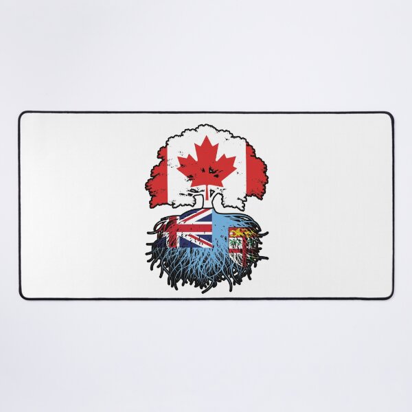Item preview, Fiji Fijian Canadian Canada Tree Roots Flag designed and sold by FlagX.