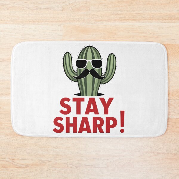 Item preview, Stylish Cactus Mustache Sunglasses Stay Sharp Art designed and sold by iwcus.