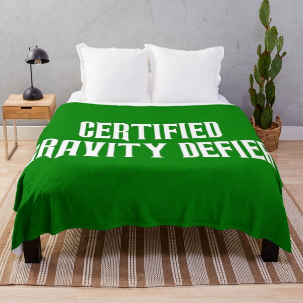 Item preview, "Certified Gravity Defier – Defying Gravity Inspired Gift for Thrill Seekers and Adrenaline Junkies" designed and sold by artworkathome.
