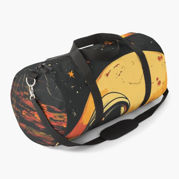 Item preview, Galaxy Astronaut Guitarist Campfire Red Moon designed and sold by GrinGalore.