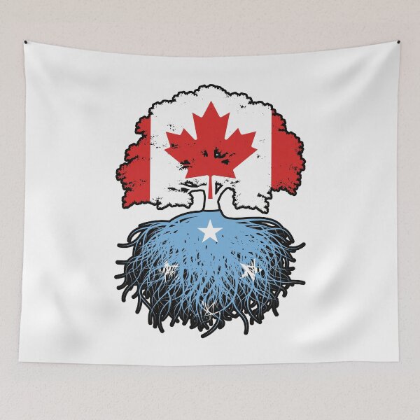 Item preview, Micronesia Micronesian Canadian Canada Tree Roots Flag designed and sold by FlagX.