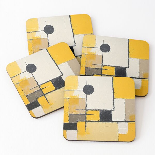 Item preview, Wassily Kandinsky Yellow Composition designed and sold by maniacfitness.