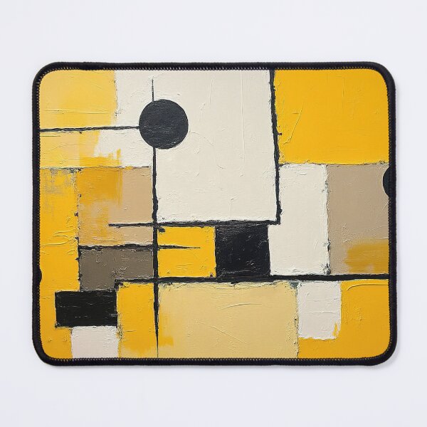 Aperçu de l'œuvre Composition jaune de Wassily Kandinsky créée et vendue par maniacfitness.