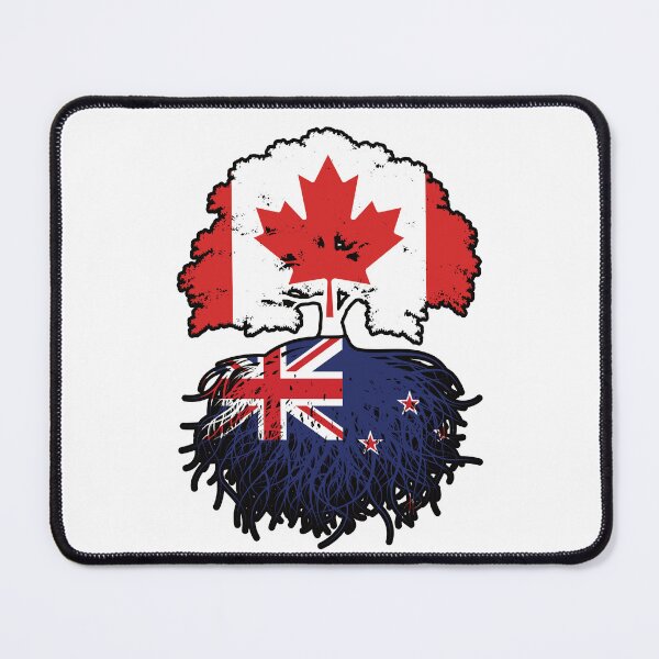 Item preview, New Zealand New Zealander Canadian Canada Tree Roots Flag designed and sold by FlagX.