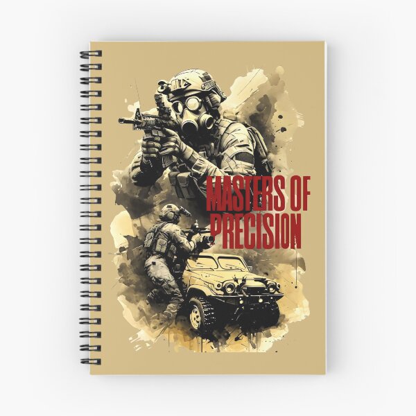Item preview, MASTERS OF PRECISION - Sepia Warriors, Tactical Mastery, Unwavering Resolve designed and sold by SplashTastic.