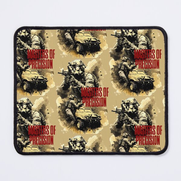 Item preview, MASTERS OF PRECISION - Sepia Warriors, Tactical Mastery, Unwavering Resolve designed and sold by SplashTastic.