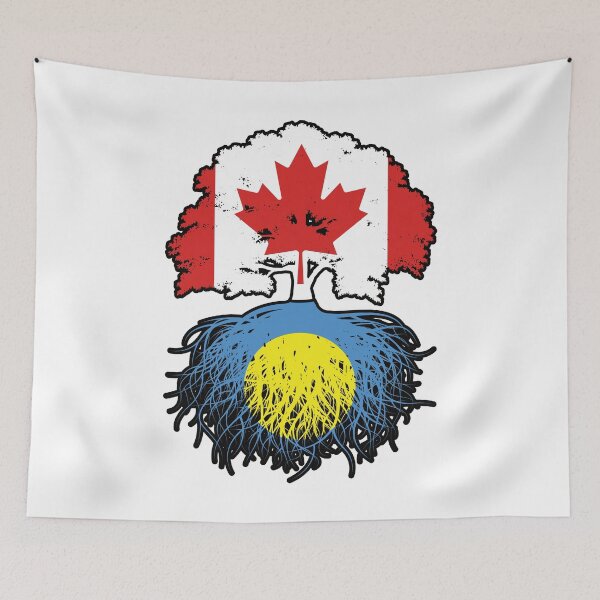 Item preview, Palau Palauan Canadian Canada Tree Roots Flag designed and sold by FlagX.