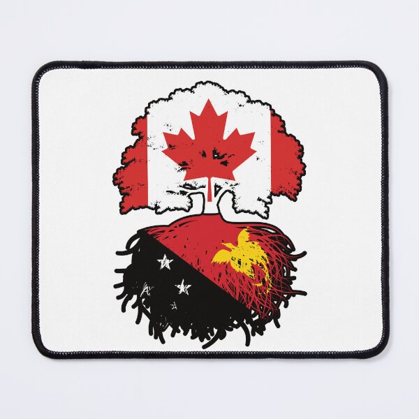 Item preview, Papua New Guinea Papuan Canadian Canada Tree Roots Flag designed and sold by FlagX.