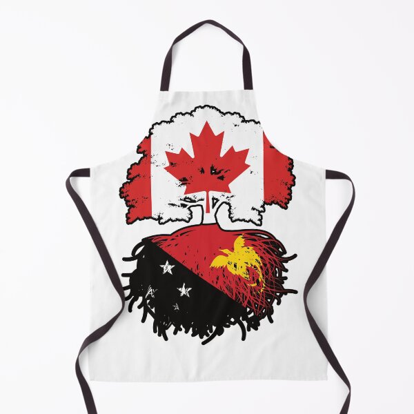 Item preview, Papua New Guinea Papuan Canadian Canada Tree Roots Flag designed and sold by FlagX.