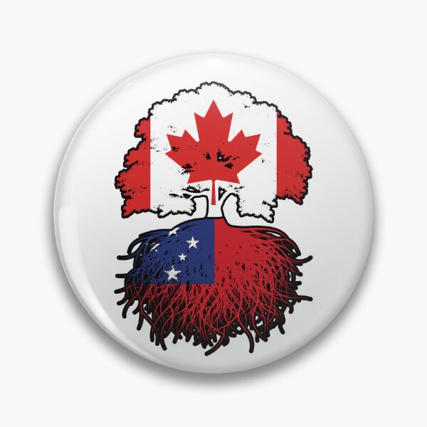 Item preview, Samoa Samoan Canadian Canada Tree Roots Flag designed and sold by FlagX.