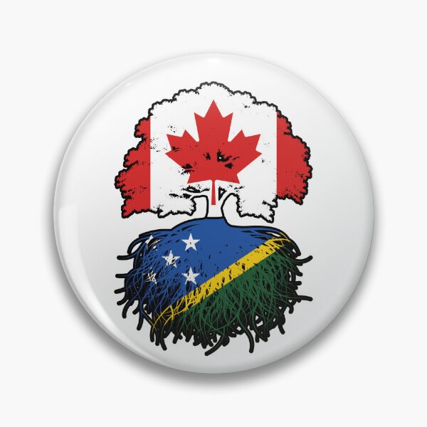 Item preview, Solomon Islands Solomon Islander Canadian Canada Tree Roots Flag designed and sold by FlagX.