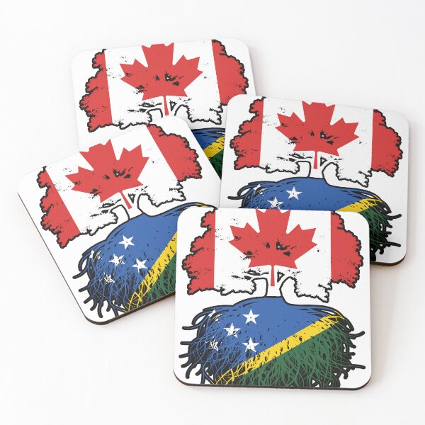 Item preview, Solomon Islands Solomon Islander Canadian Canada Tree Roots Flag designed and sold by FlagX.