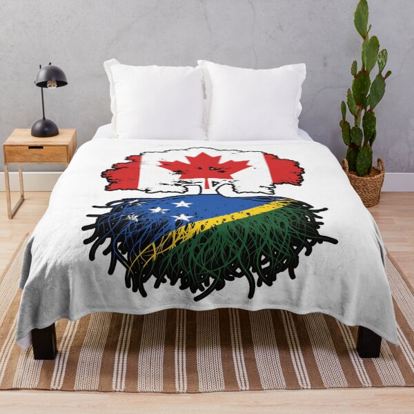 Item preview, Solomon Islands Solomon Islander Canadian Canada Tree Roots Flag designed and sold by FlagX.