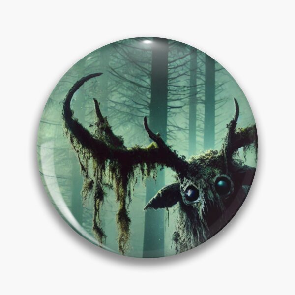 Item preview, Eerie Forest Stag Creature - Creepy Folklore  designed and sold by maxthegrem.